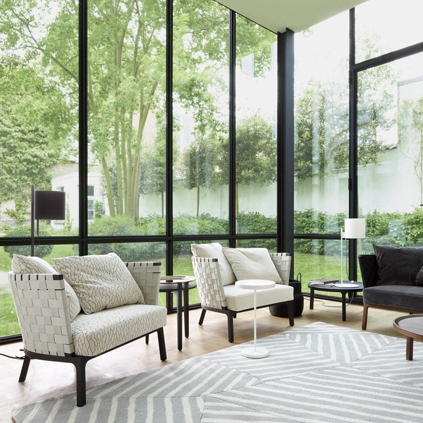Ligne Roset Торшер со стальным основанием и абажуром из хлопка Magnet lamp 10072441-10072781 - Вид №3