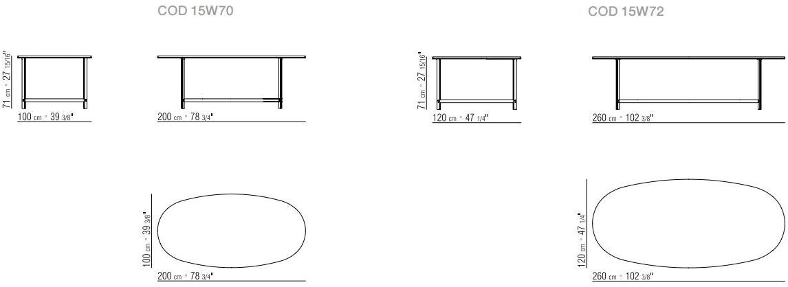 Flexform Овальный стол с мраморной столешницей Clarke sun-id-1366222 - Вид №1