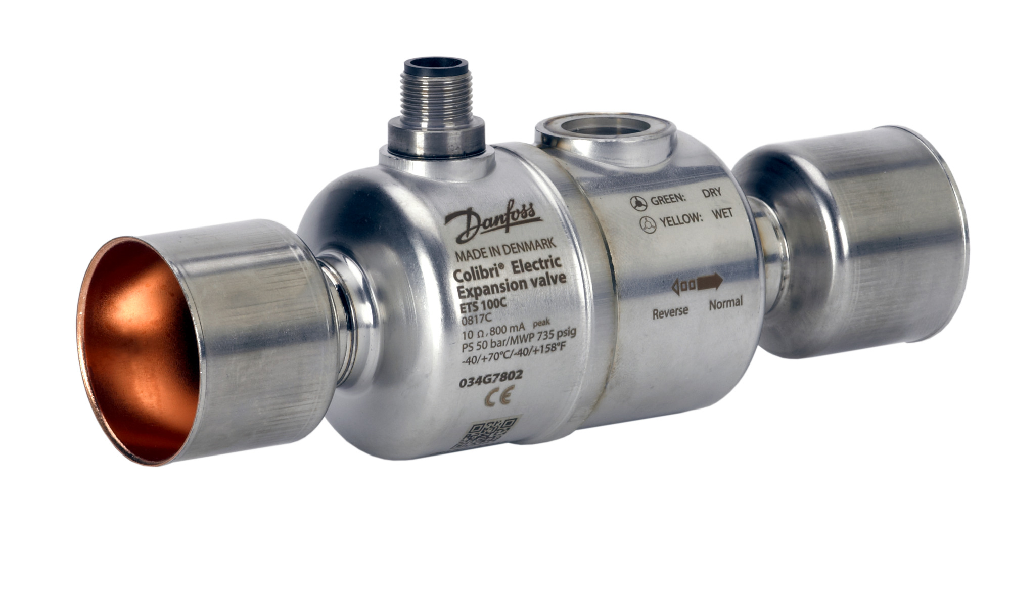 Danfoss ETS 12C - ETS 100C (Colibri®) — Электронный расширительный клапан шагового типа ETS 100C Клапан терморегулирующий 034G7803  - Вид №10