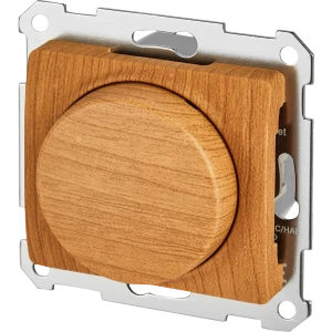 Диммер встраиваемый Systeme Electric Glossa 400 Вт цвет дуб