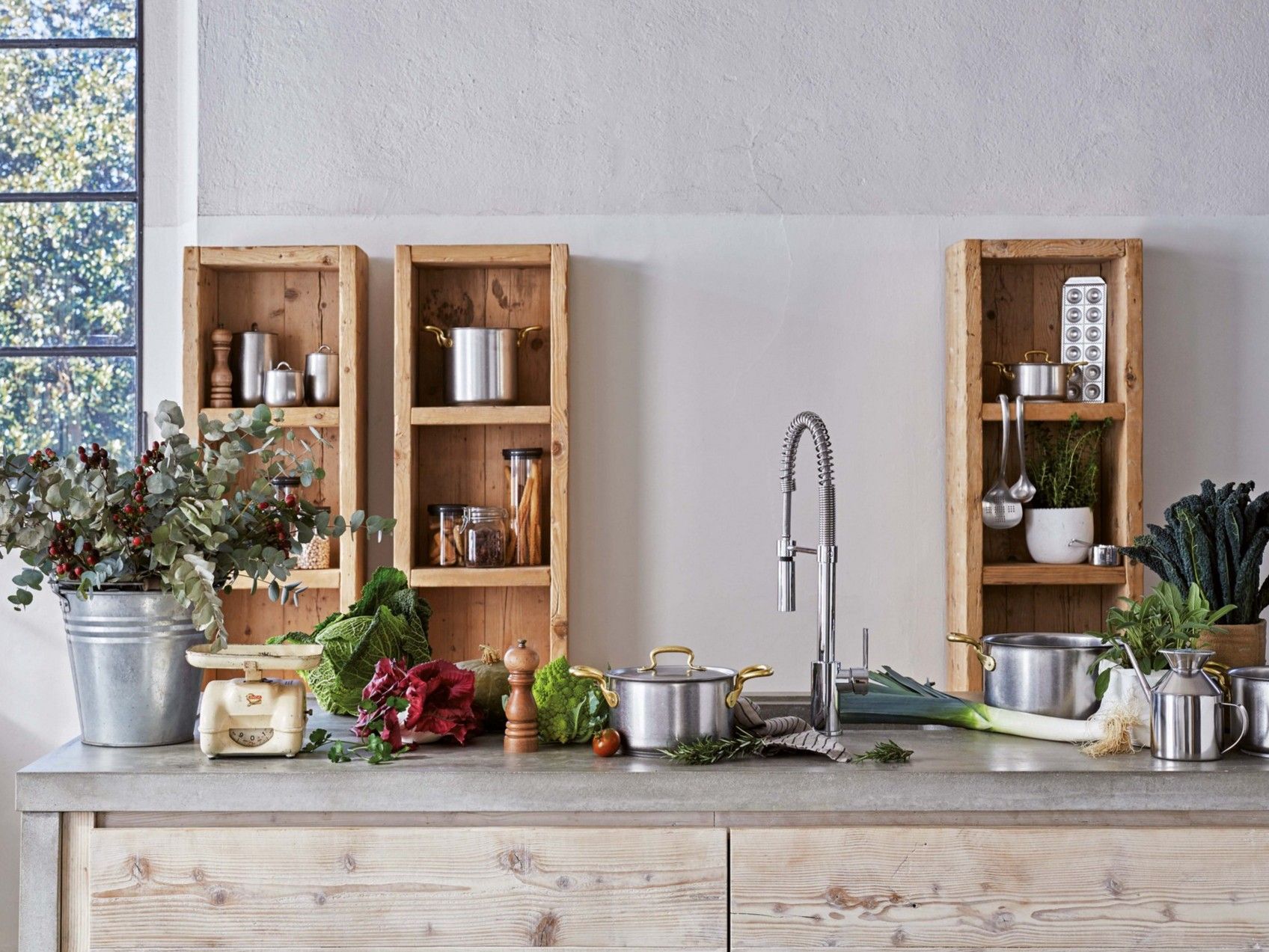 Кастрюля из нержавеющей стали с крышкой Sambonet 1965 Винтаж ARCH-00143986 - Вид №3