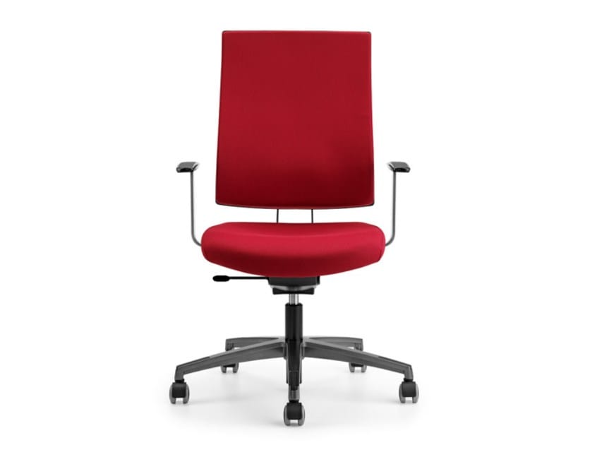 Офисное кресло из ткани с колесами и подлокотниками с 5 спицами TALIN Ally ARCH-00128350 - Вид №1