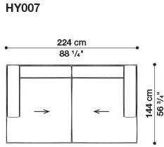 B&B Italia Outdoor Садовый диван из модульной ткани sun-id-1410409 - Вид №41