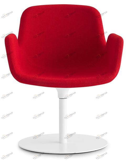 Lapalma Вращающееся кресло из ткани с подлокотниками Pass S121