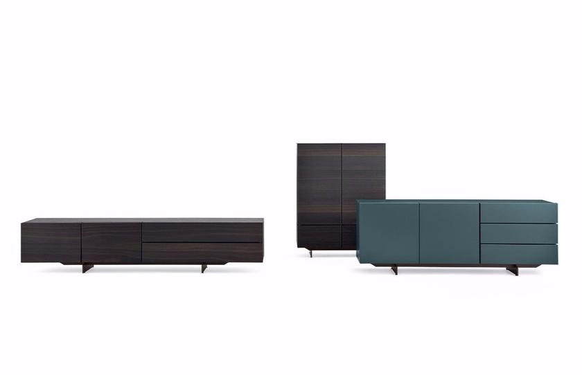 Poliform Комод из фанерованной древесины с распашными дверцами Pandora sun-id-1396755 - Вид №2