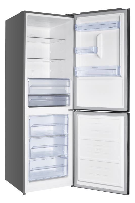9069500 Холодильник с морозильником   KRAFT Technology TNC-NF404BG черный STDN-0011952 - Вид №1