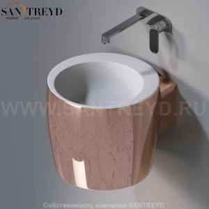 L102T0R0V1.257 Подвесная раковина настенная круглая A. e T. Italia SPOT