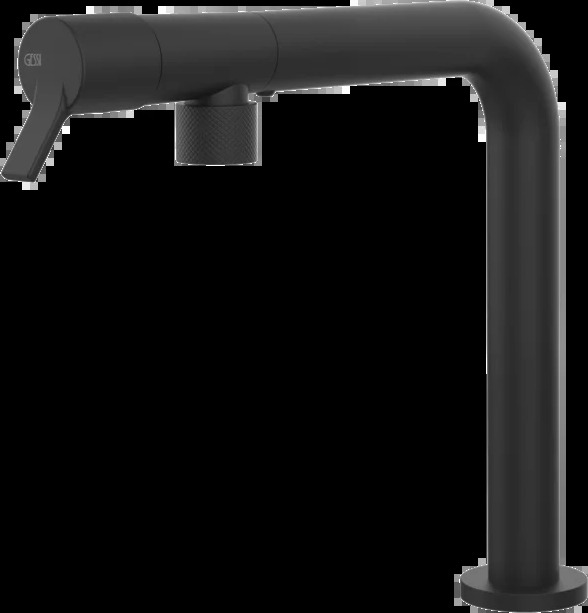 Смеситель для раковины 60073 299 Gessi Fisso МАТОВО-ЧЕРНЫЙ