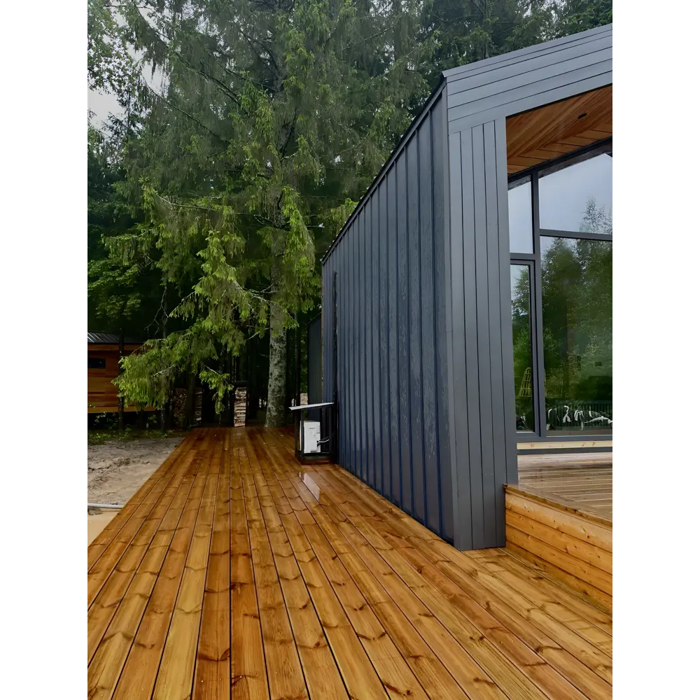 Террасная доска 32x90x3000 мм двусторонний вельвет 0.27 м² РУСШПАЛА STLM-2106035 - Вид №2