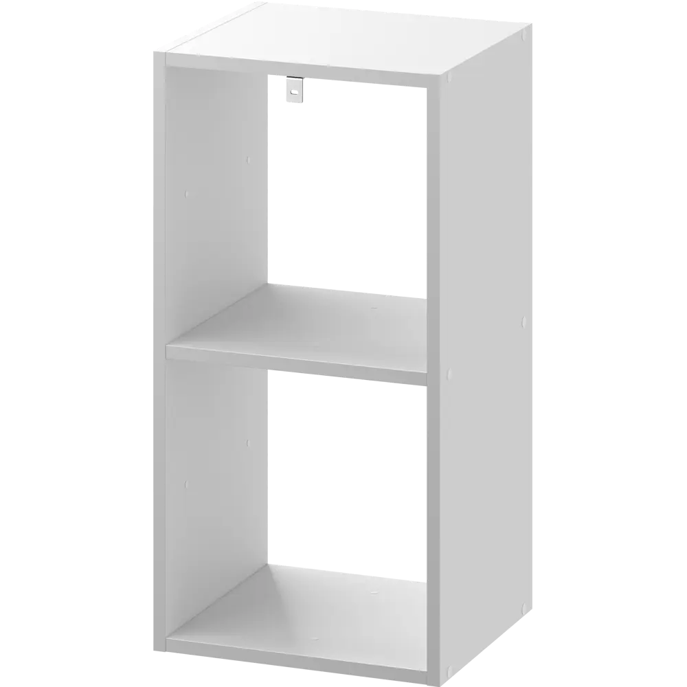 Стеллаж SPACEO KUB 2 секции, 36х70х31,7 см, цвет белый STLM-2022084 - Вид №1