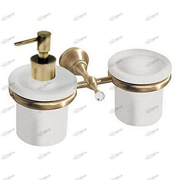 Держатель со стаканом и дозатором Olympia Ceramica Impero Style RG1144