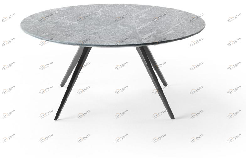 Flexform Круглый журнальный столик из камня Zefiro sun-id-1458743