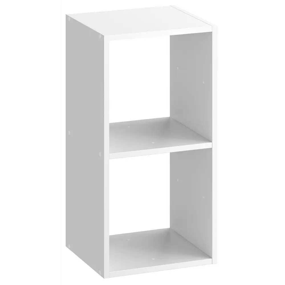 Стеллаж SPACEO KUB 2 секции, 36х70х31,7 см, цвет белый STLM-2022084