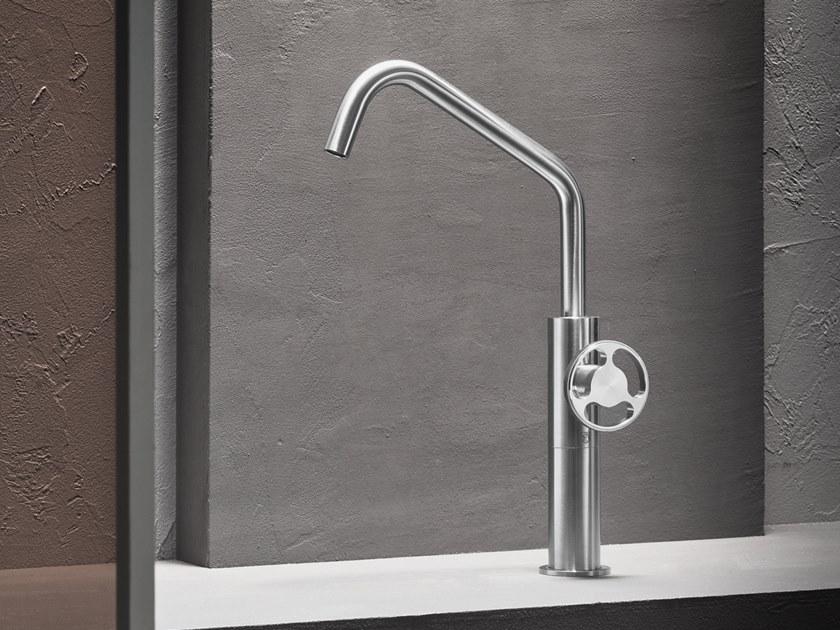 Radomonte Смеситель для раковины, однорычажный, из нержавеющей стали, без слива Kàto Kat3 - Вид №1