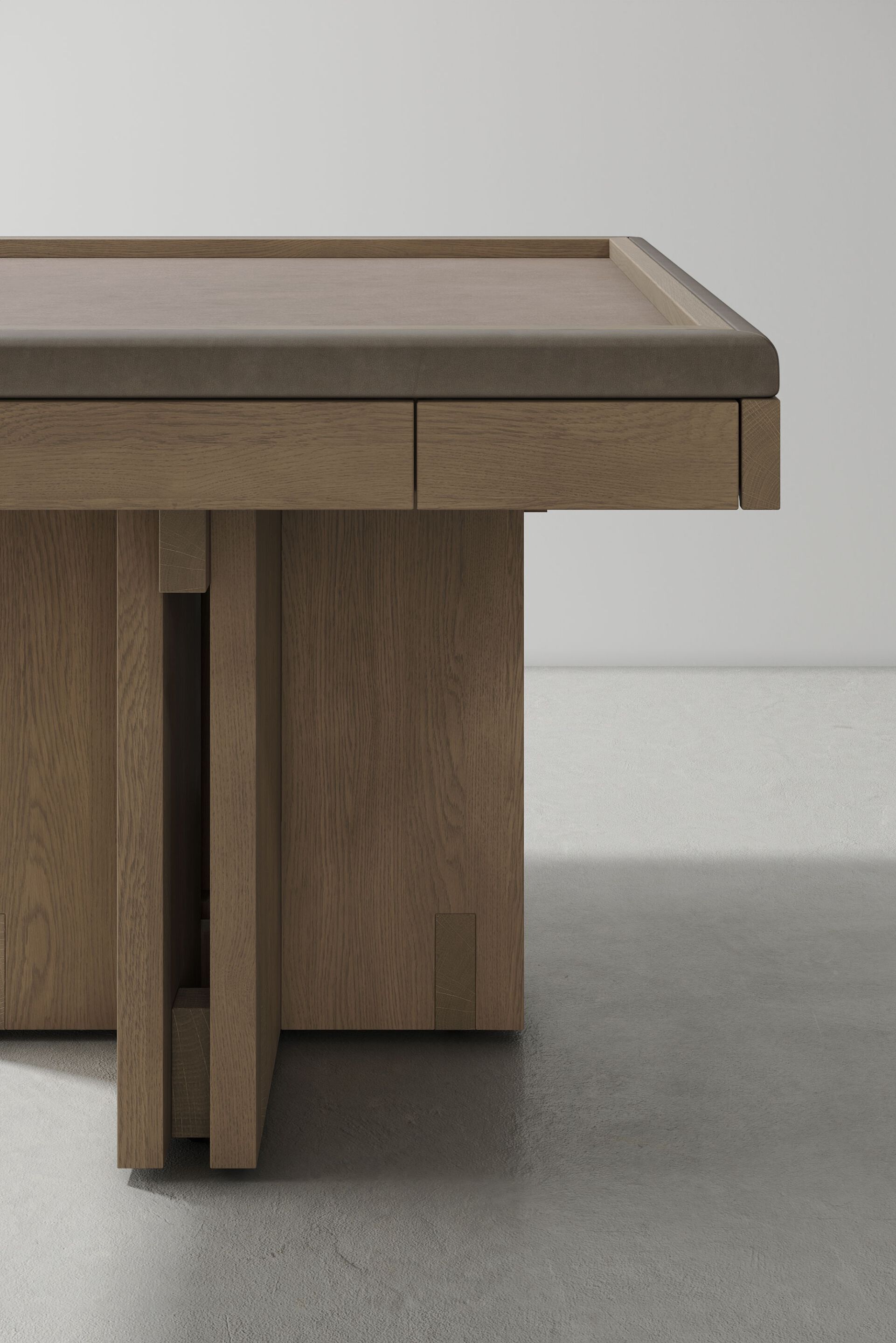 Дубовый квадратный стол для маджонга District Eight Dinh ARCH-00110617 - Вид №6