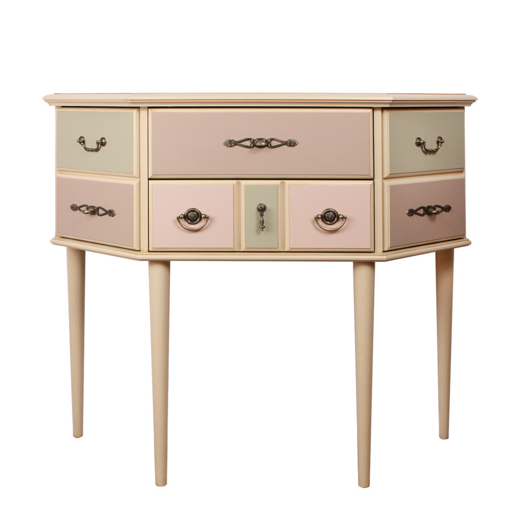 71178,11538 Консоль и зеркало Пандора Акварель BOGACHO 4627139505228, 4627139508847 - Вид №2