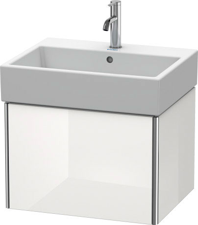 XS409300707 Тумбочка подвесная XSquare #XS4093 584 x 460 мм Бетонно-серый матовый декор Duravit - Вид №2