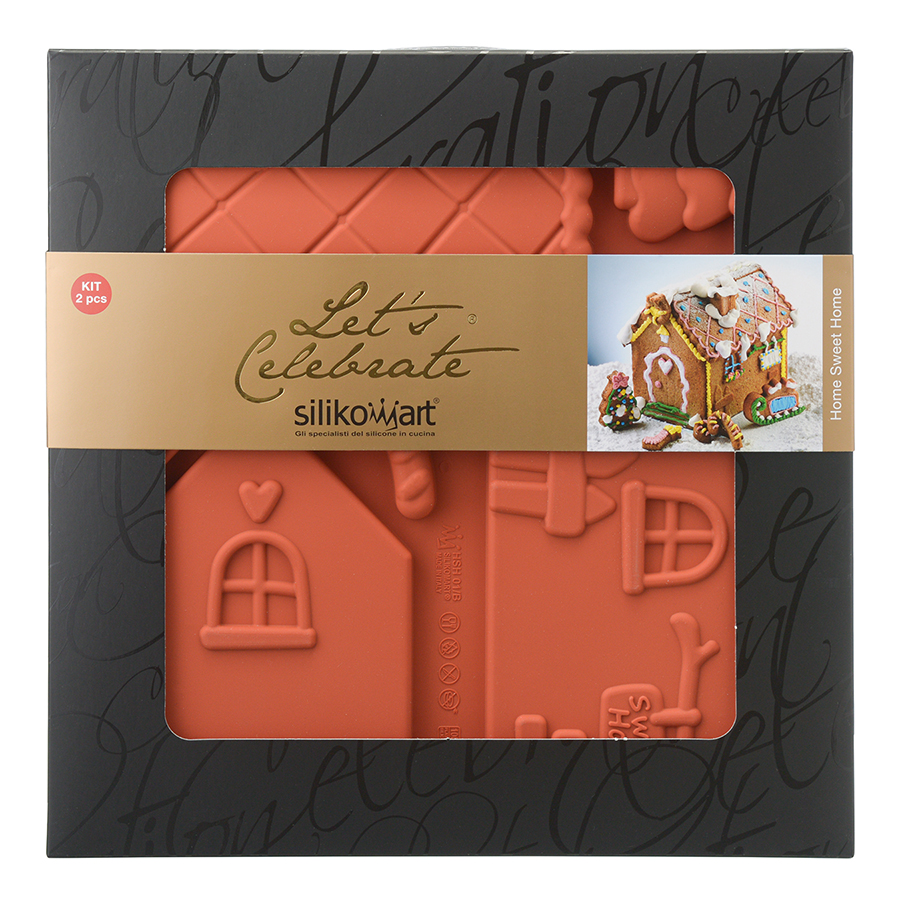 25.601.00.0068 Набор для приготовления пряничного домика home sweet home, 30,5х30,5 см, силиконовый Silikomart  - Вид №4
