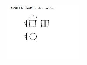 Мраморный круглый садовый столик CPRN HOMOOD Shapes Outdoor ARCH-00129548 - Вид №1