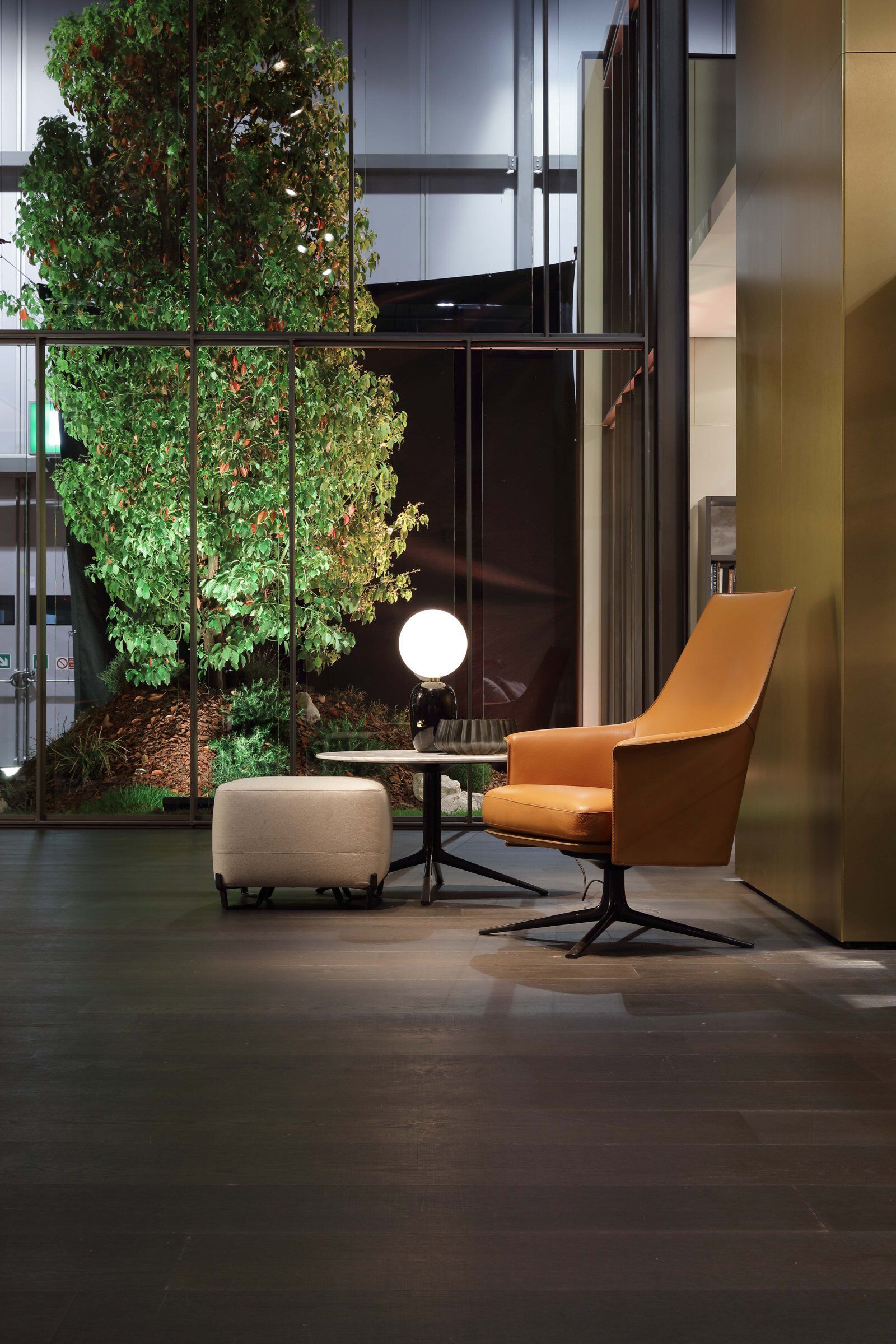 Керамическая и опаловая стеклянная настольная лампа с диммером PARACHILNA Aballs ARCH-00068946 - Вид №6