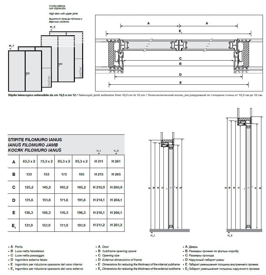 Стеклянная распашная дверь Longhi Aluminiun Chic-Doors ARCH-00011251 - Вид №7