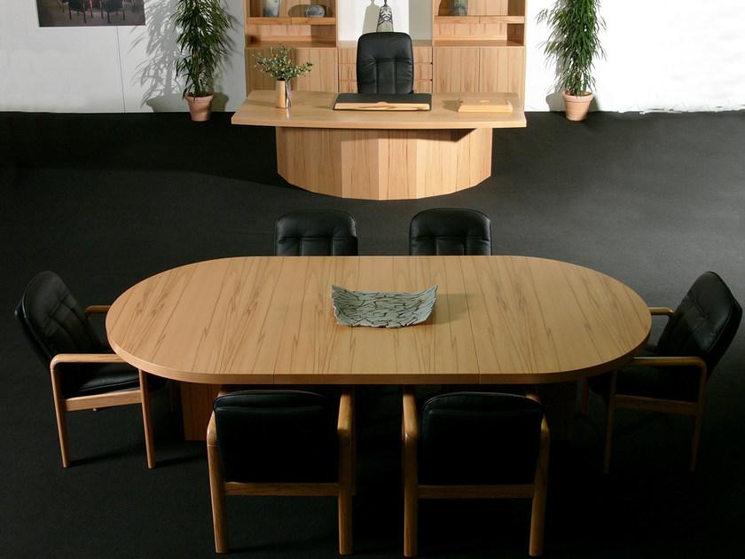 Dyrlund Овальный стол для совещаний из дерева Starline 7612/6  - Вид №1