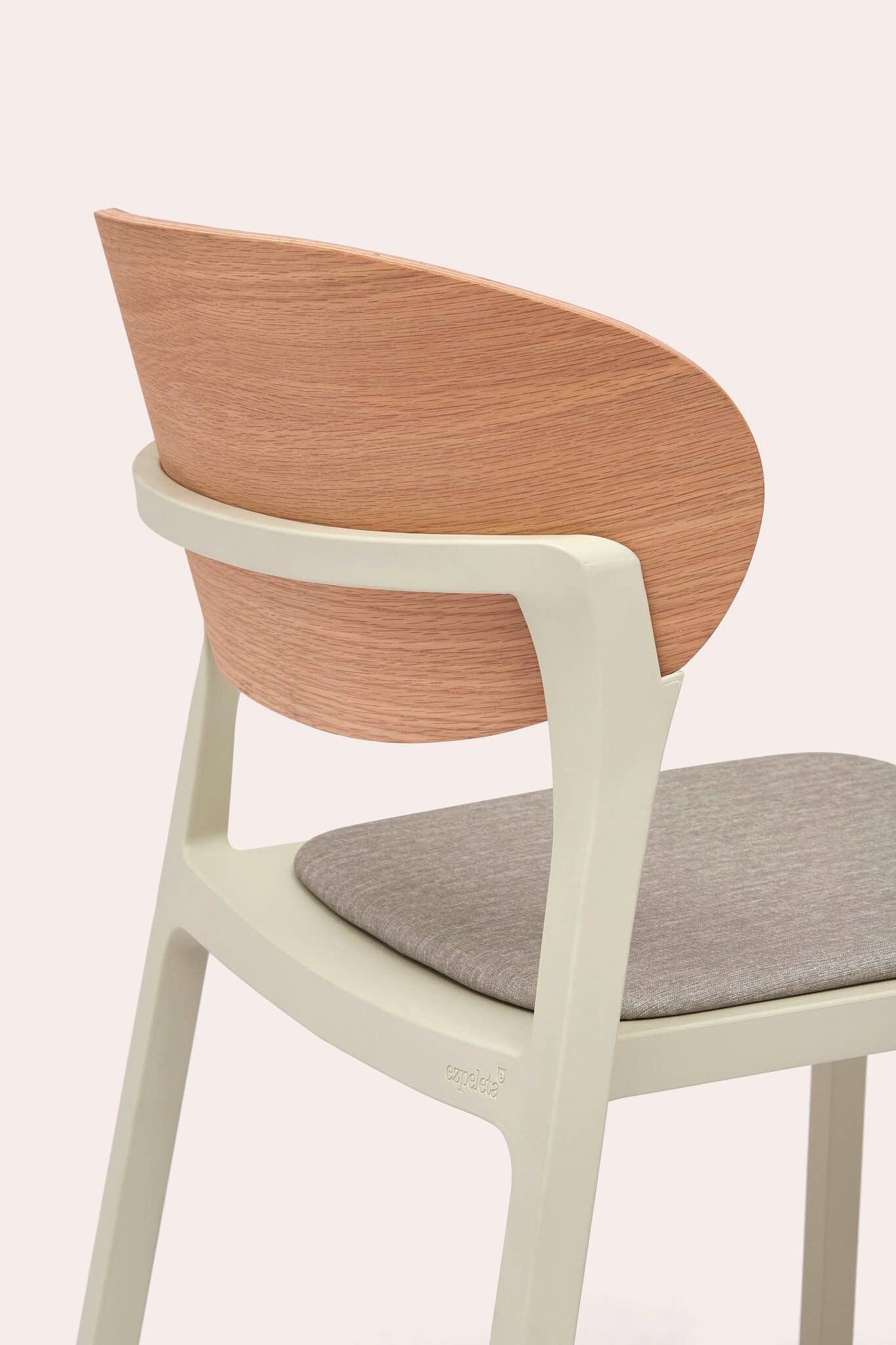 Садовый стул из полипропилена с деревянной спинкой Ezpeleta BAKE WOOD ARCH-00073360 - Вид №3