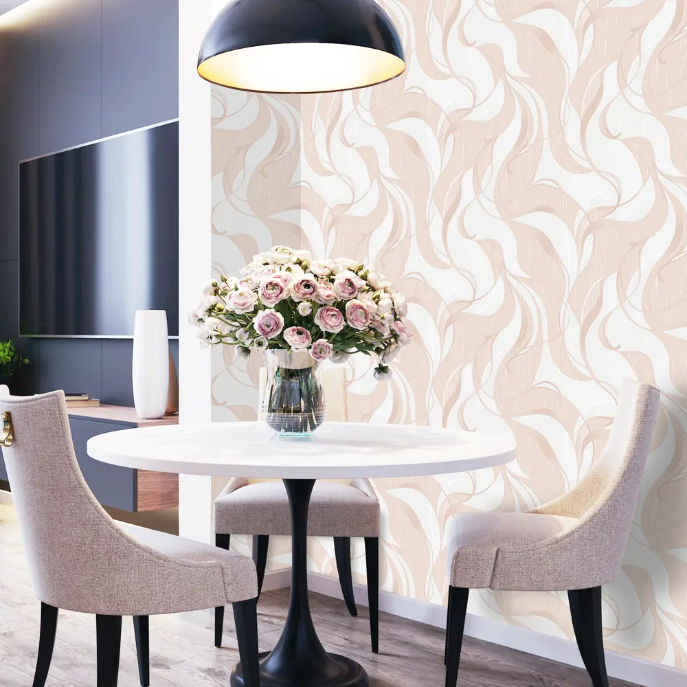 Обои бумажные Тренд бежевые 0.53 м 323-02 Santreyd STLM-2093745 - Вид №3