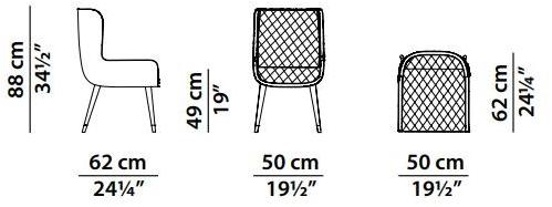 BAXTER Мягкое кожаное кресло Dolly sun-id-1415218 - Вид №4