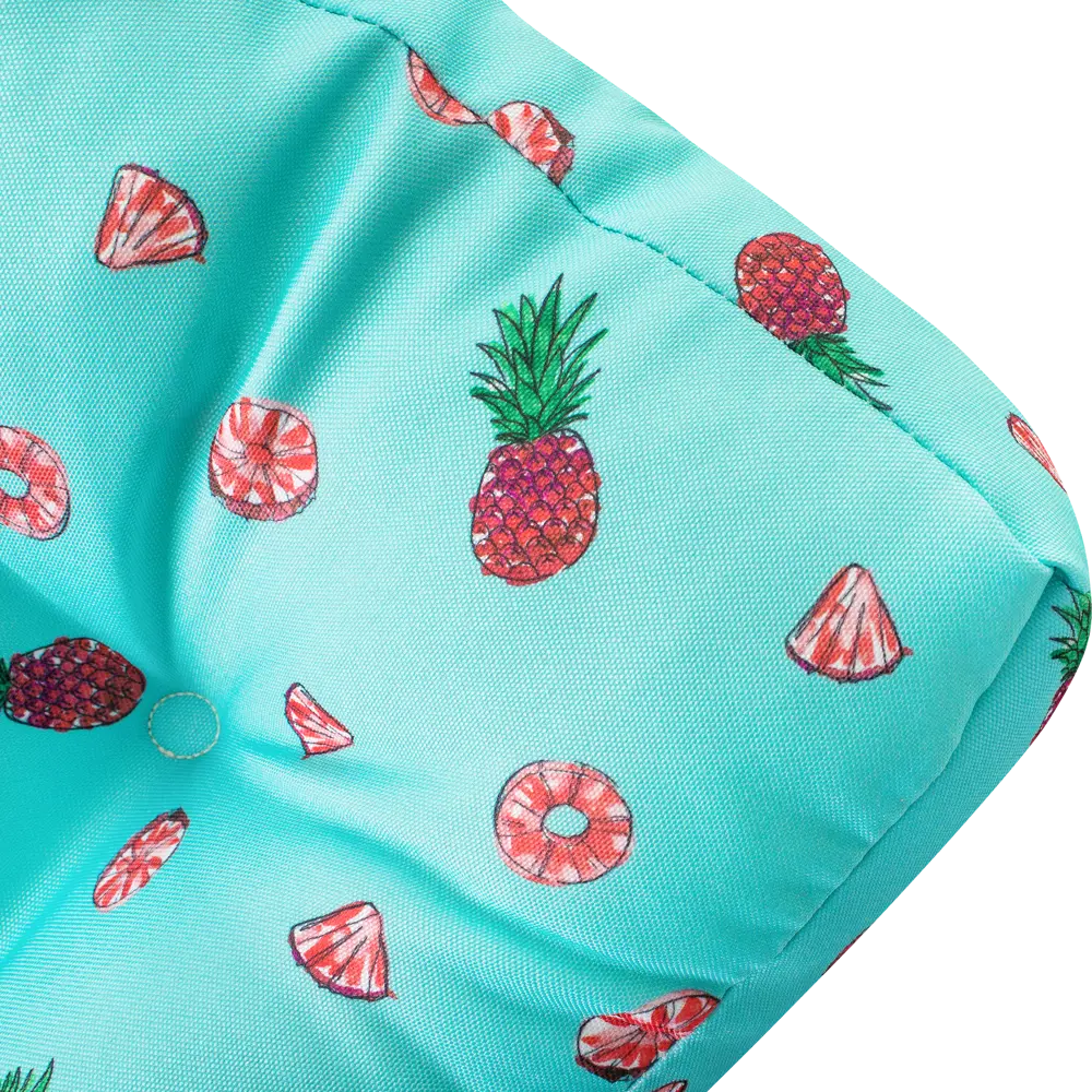 Сидушка для стула «Ананасы», 40х35 см, цвет бирюзовый Santreyd STLM-2211060 - Вид №2