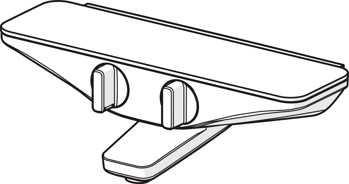 Oras 7540U-15 Cмеситель для ванны и душа 7540U-15 Esteta Хром/Серый  - Вид №2