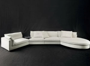 Living Divani Диван из ткани с шезлонгом Floyd