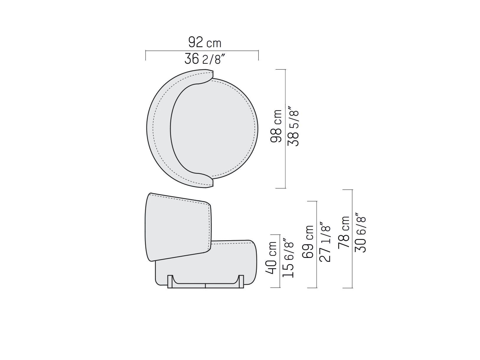 Бархатное вращающееся кресло с подлокотниками Piet Boon Джейн ARCH-00093700 - Вид №10