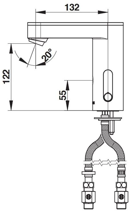 Бесконтактный смеситель Presto SO'O 56200 56200.0 - Вид №1