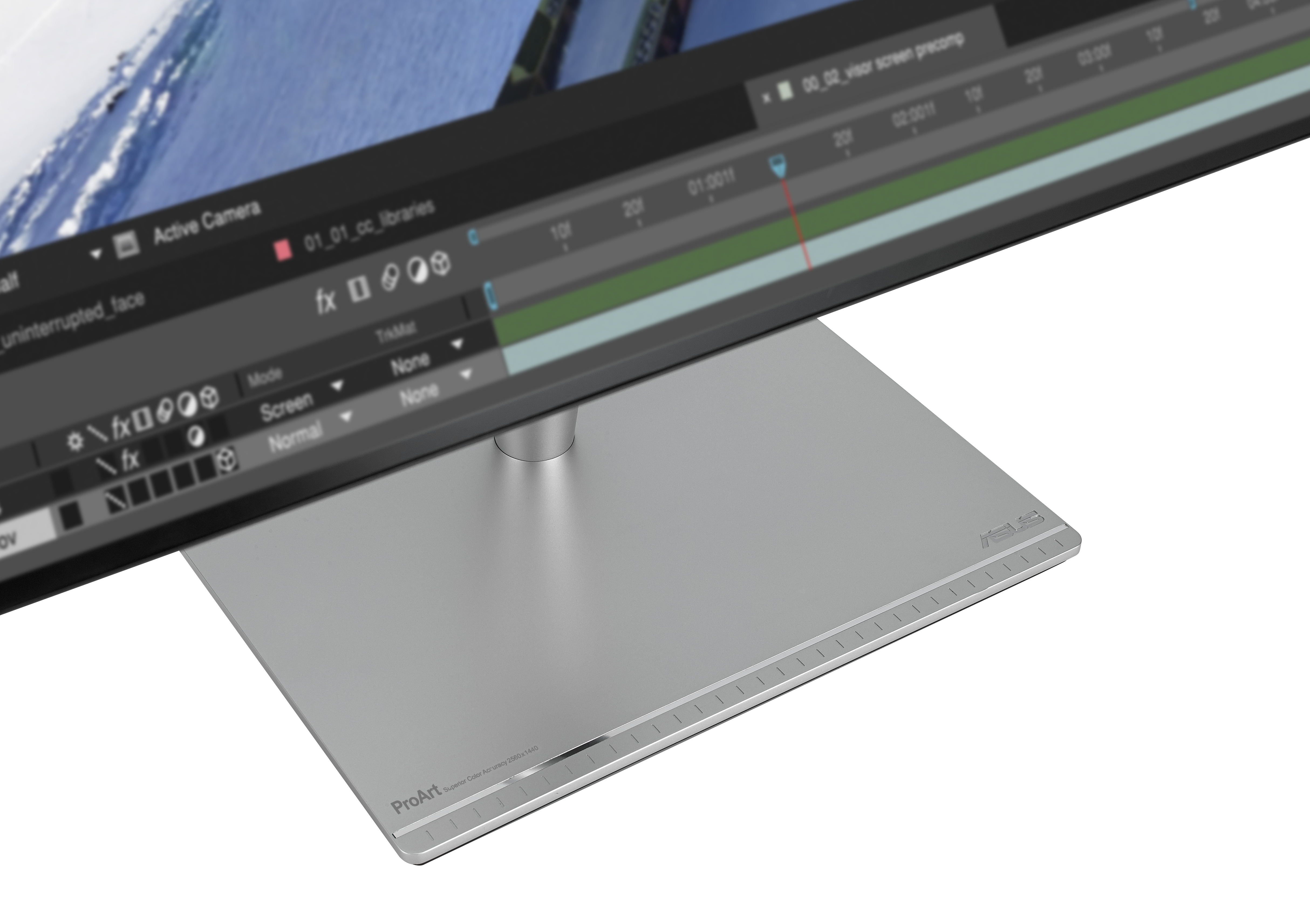 90LM02N0-B01370 proart pa27ac 27" professional monitor, wqhd (2560x1440), ips 4 side-frameless, hdr, 100% srgb/rec.709, △e< 2, thunderbold typec usb 3/bk/5ms/dp+hdmi+speaker ASUS ASUS ProArt Santreyd  - Вид №8