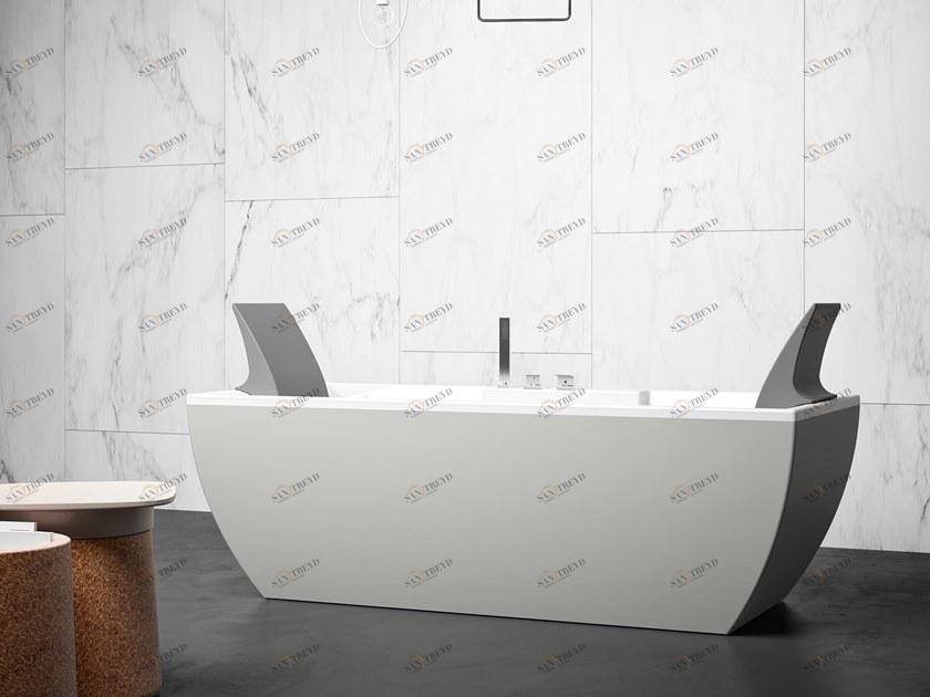 Karol Отдельностоящая прямоугольная ванна из крила Karolitalia sun-id-1409187