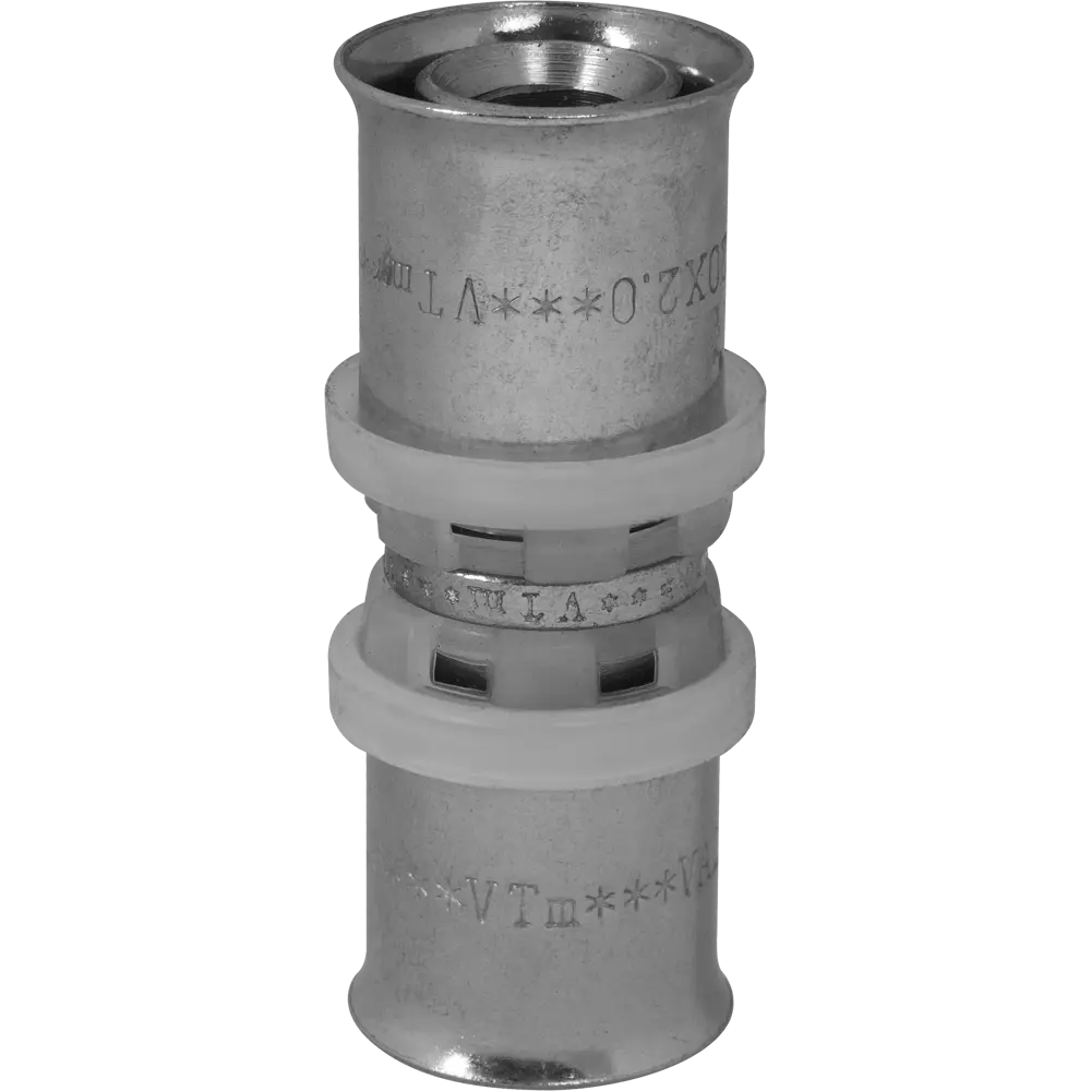 Муфта Valtec 20 мм никелированная латунь VTM.203.N.002020 STLM-2161828 - Вид №1