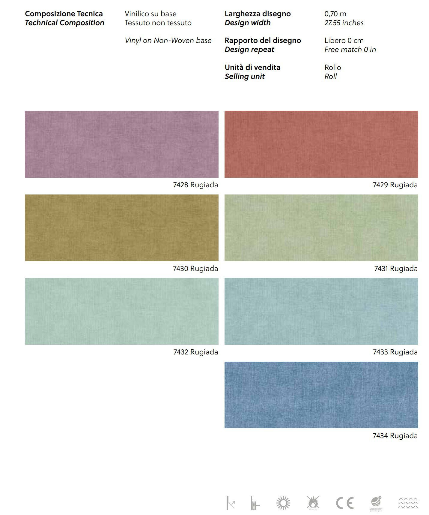 Однотонные обои Jannelli&Volpi СП 103 весна ARCH-00029138 - Вид №3