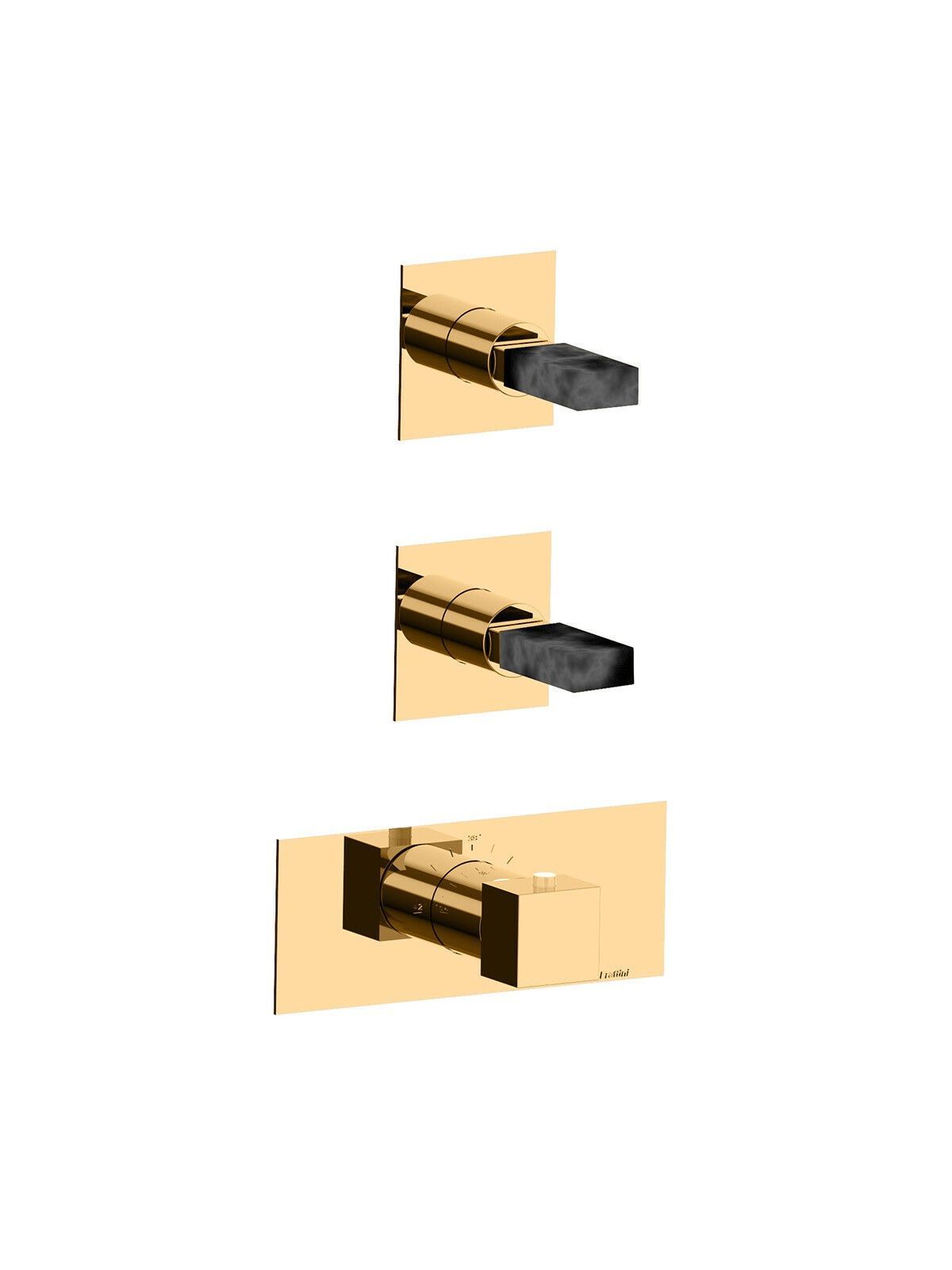 3 отверстия термостатический встраиваемый смеситель для душа Rubinetterie Frattini отдельная эстетика ARCH-00000621 - Вид №8
