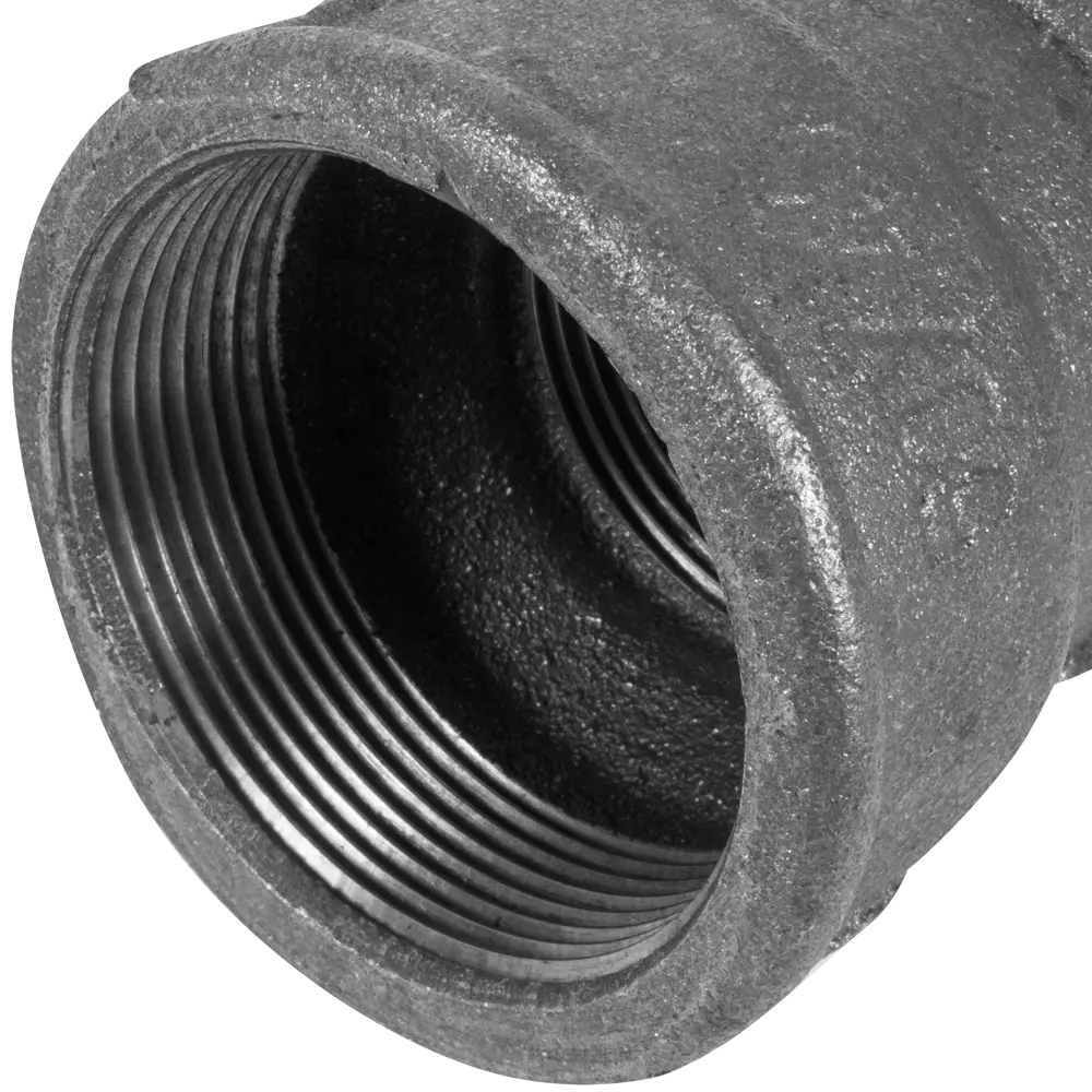 Муфта внутренняя резьба 1 1/2"х2" мм ковкий чугун цвет чёрный Santreyd STLM-2127401 - Вид №1