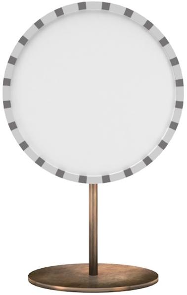 Scarlet Splendour Зеркало круглого стола Vanilla noir sun-id-1365047 - Вид №3