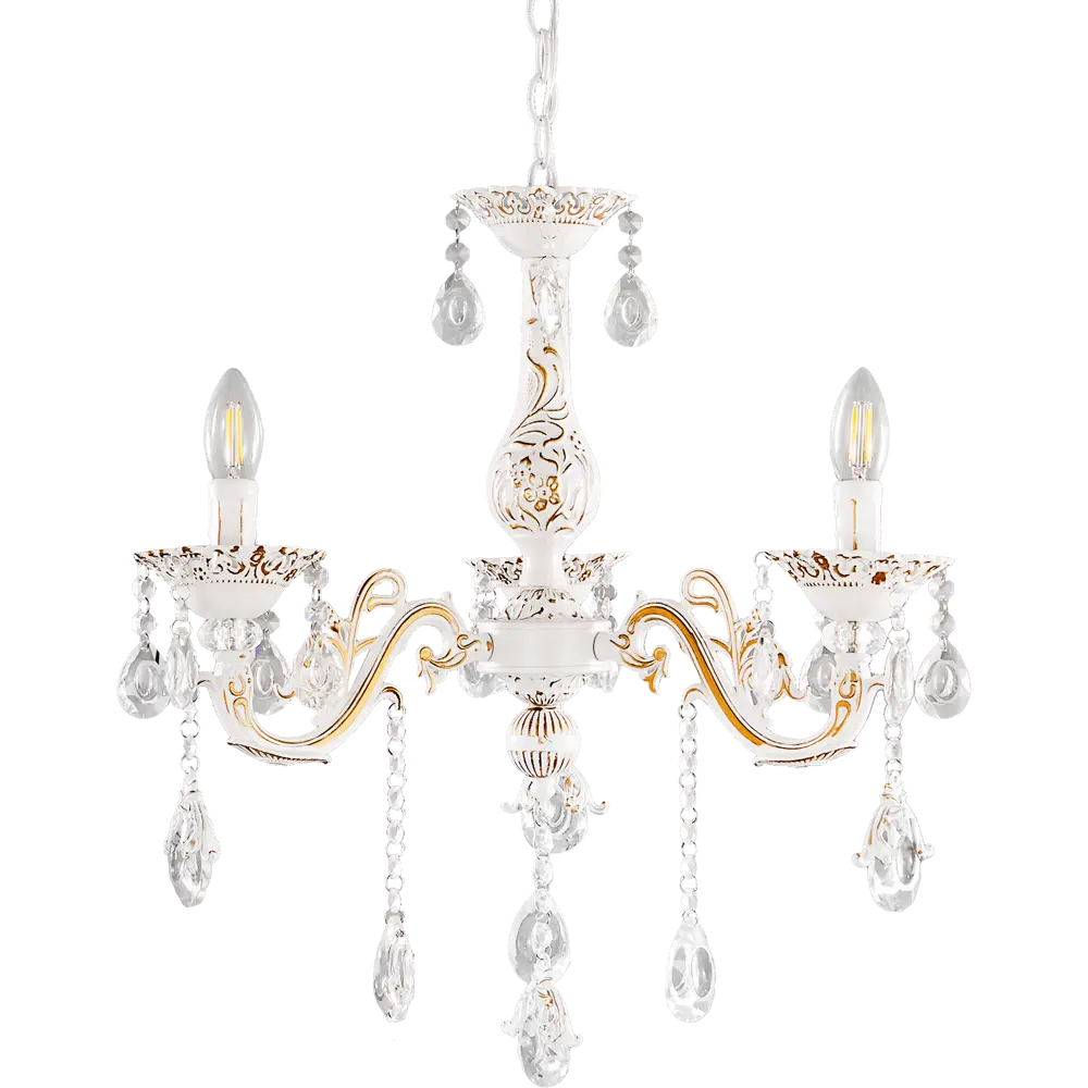 Люстра СЕМЬ ОГНЕЙ Эветта - элегантное освещение с хрустальными подвесками 85242585 STLM-0060363 - Вид №2