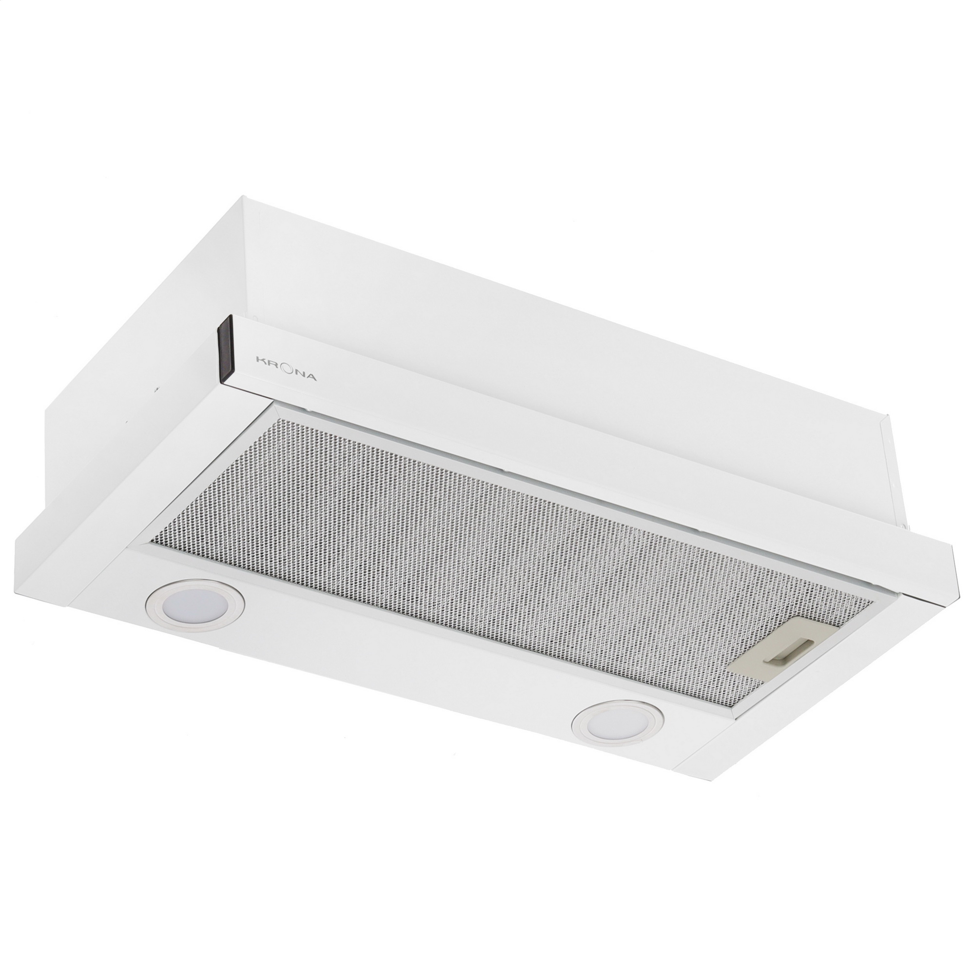 9063334 Вытяжка телескопическая KRONA KAMILLA T 600 2 motors белый/серый STDN-0137781