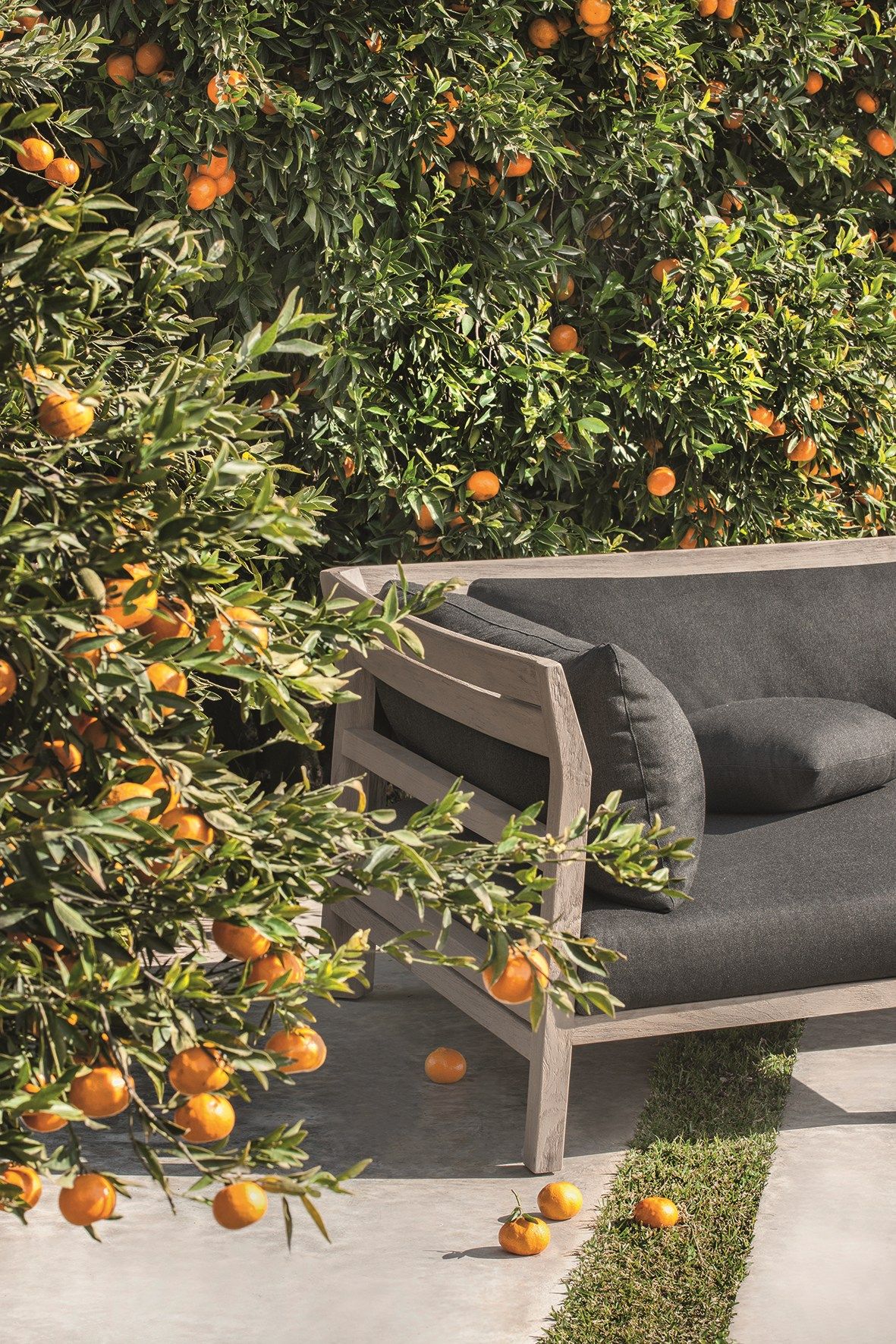 Тканевый модульный садовый диван Ethimo Costes ARCH-00068748 - Вид №2