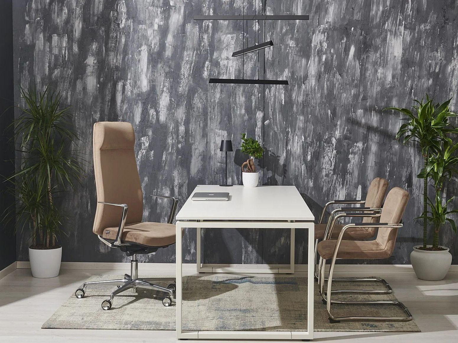 5-спицевое вращающееся офисное кресло с высокой спинкой AP Factor Гарлем ARCH-00071680 - Вид №4