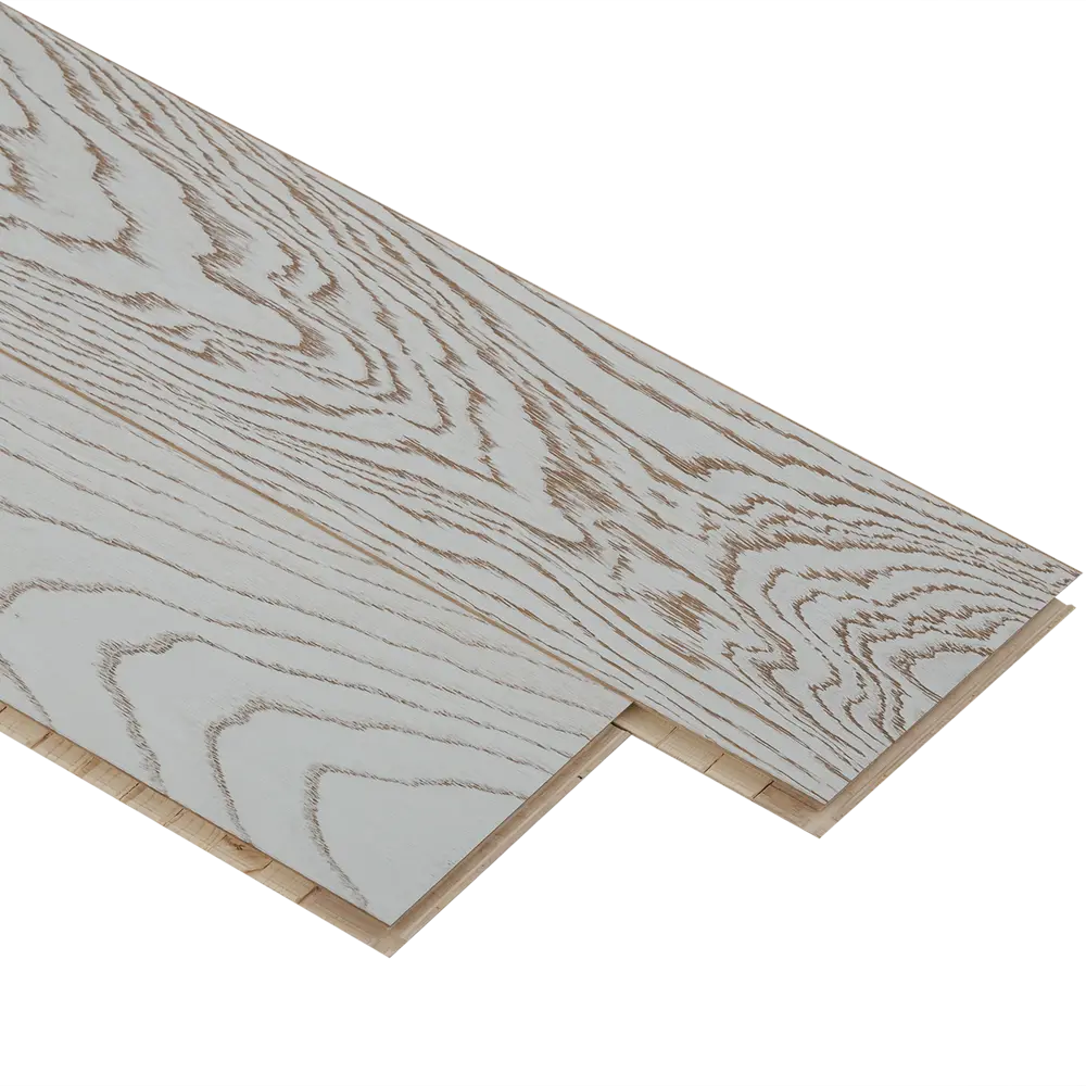 Паркетная доска однополосная «Дуб снежный» лак 1.182 м² Tarkett STLM-2185800 - Вид №2