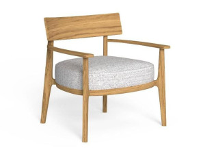 Садовое кресло из тикового дерева с подлокотниками