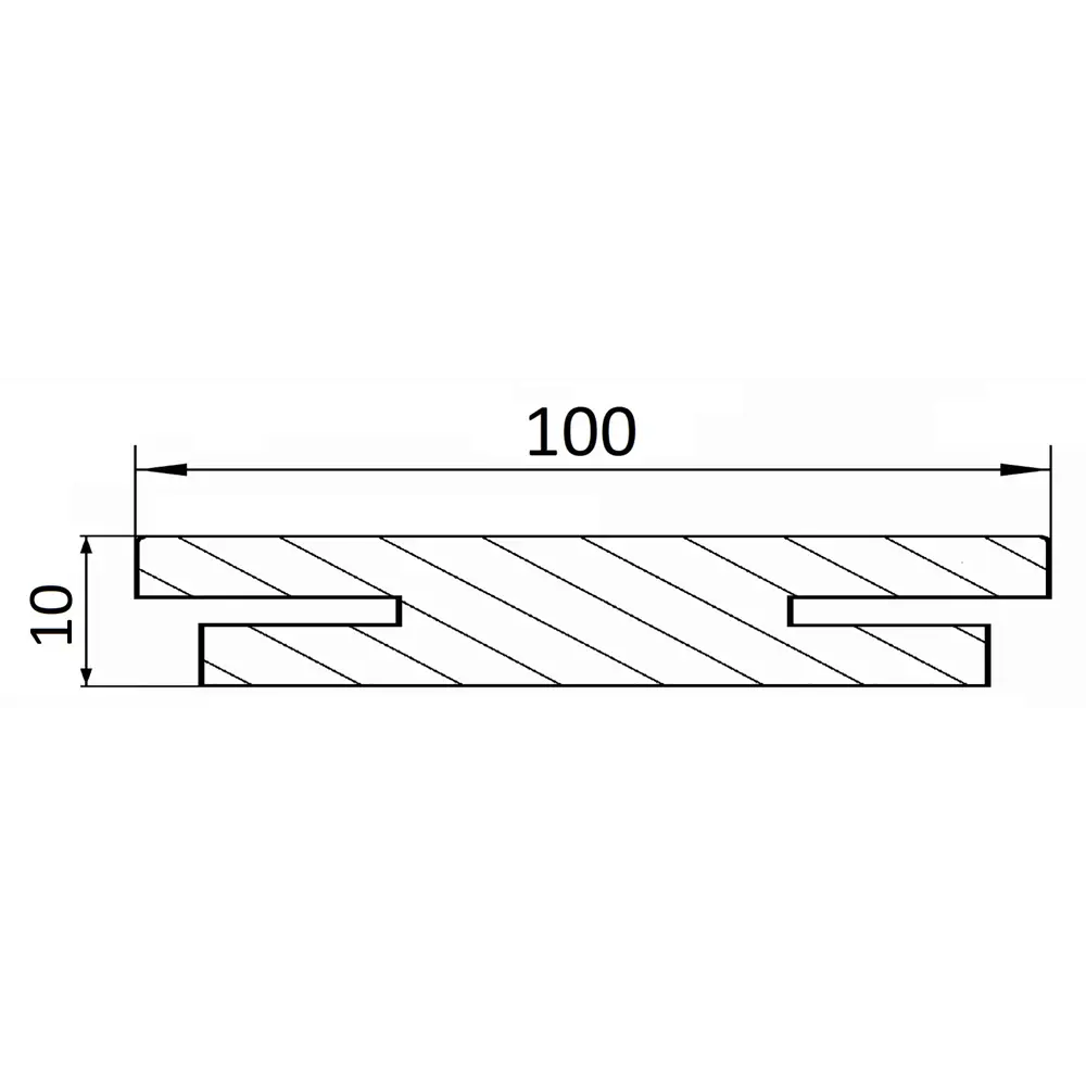 Добор дверной коробки Престиж 100х2150 мм цвет дуб Santreyd STLM-2064733 - Вид №3
