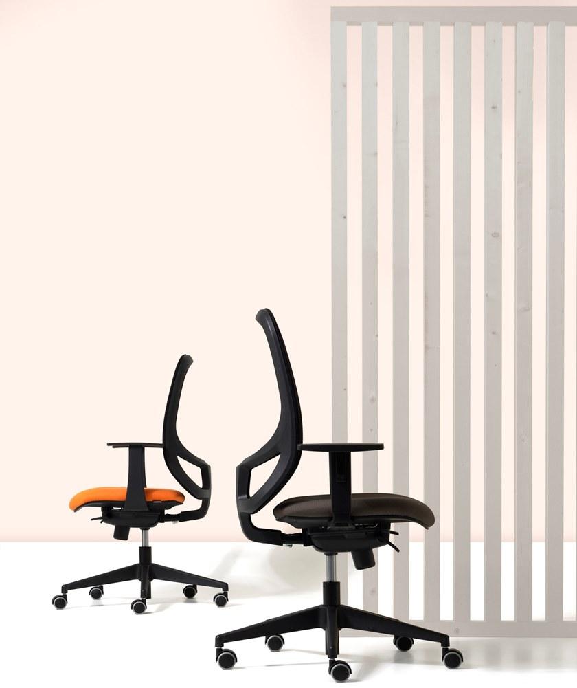 Diemme Сетчатое офисное кресло с 5 спицами и подлокотниками Hop sun-id-1475471 - Вид №3