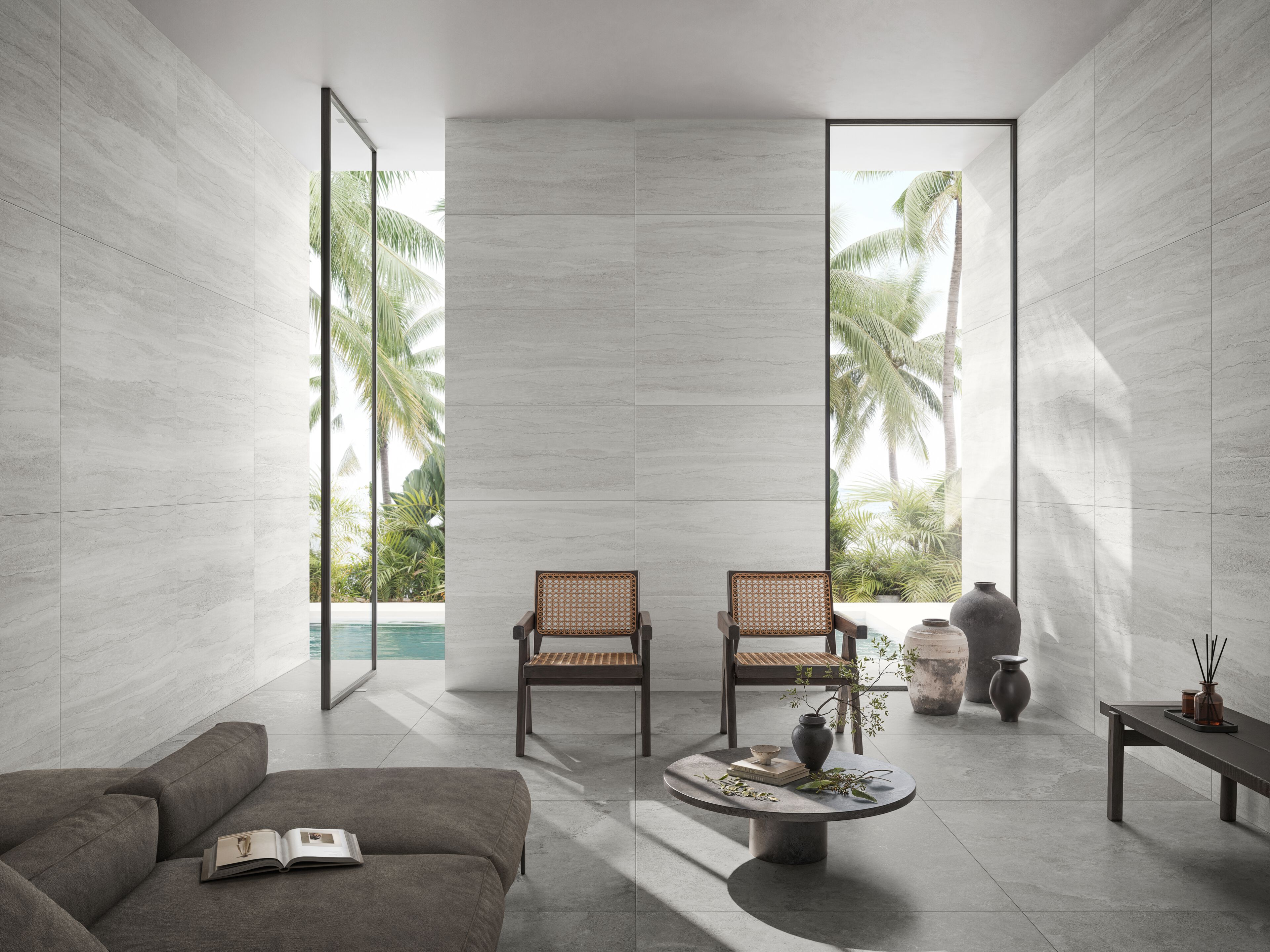 Пол / облицовка керамогранита с эффектом камня VitrA Bathrooms NATURALUX ARCH-00147912 - Вид №4